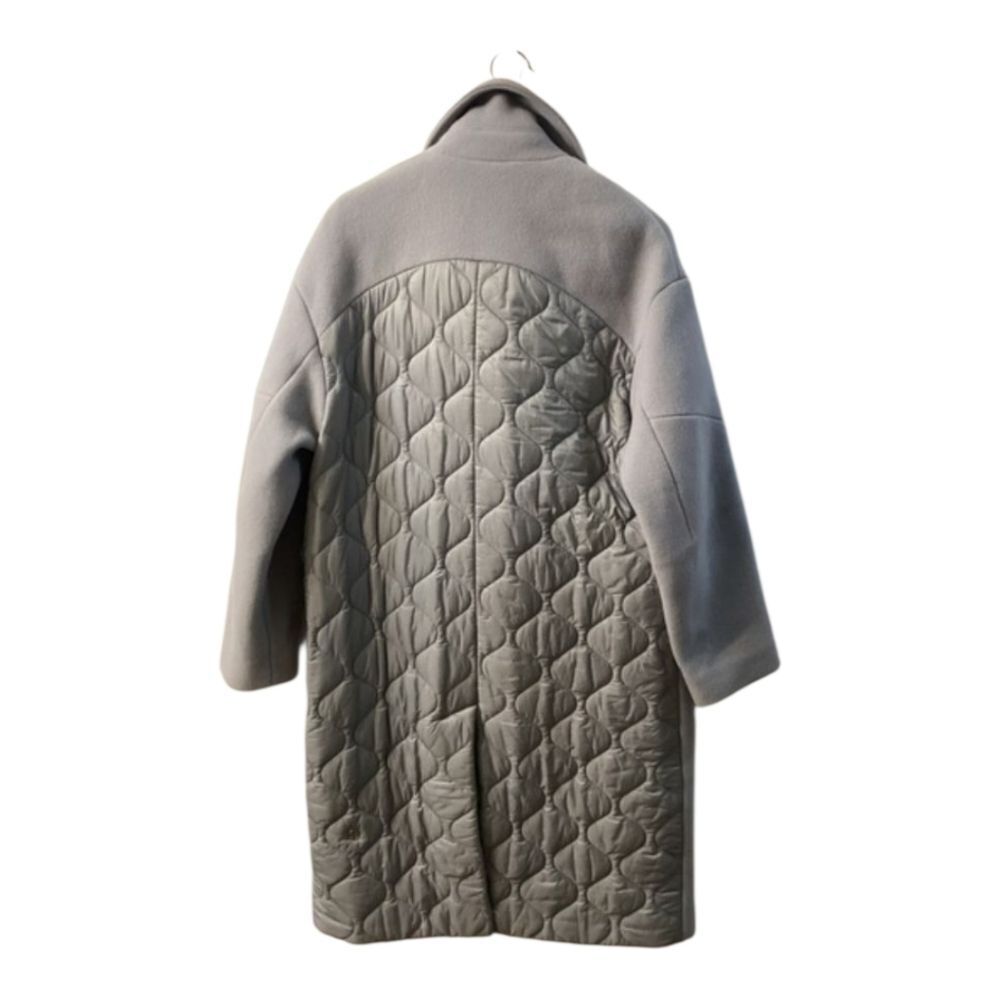 Lululemon Wool Long Wrap Coat Light Gray Oversized Jacket Size 4 NWT - Picture 9 of 16